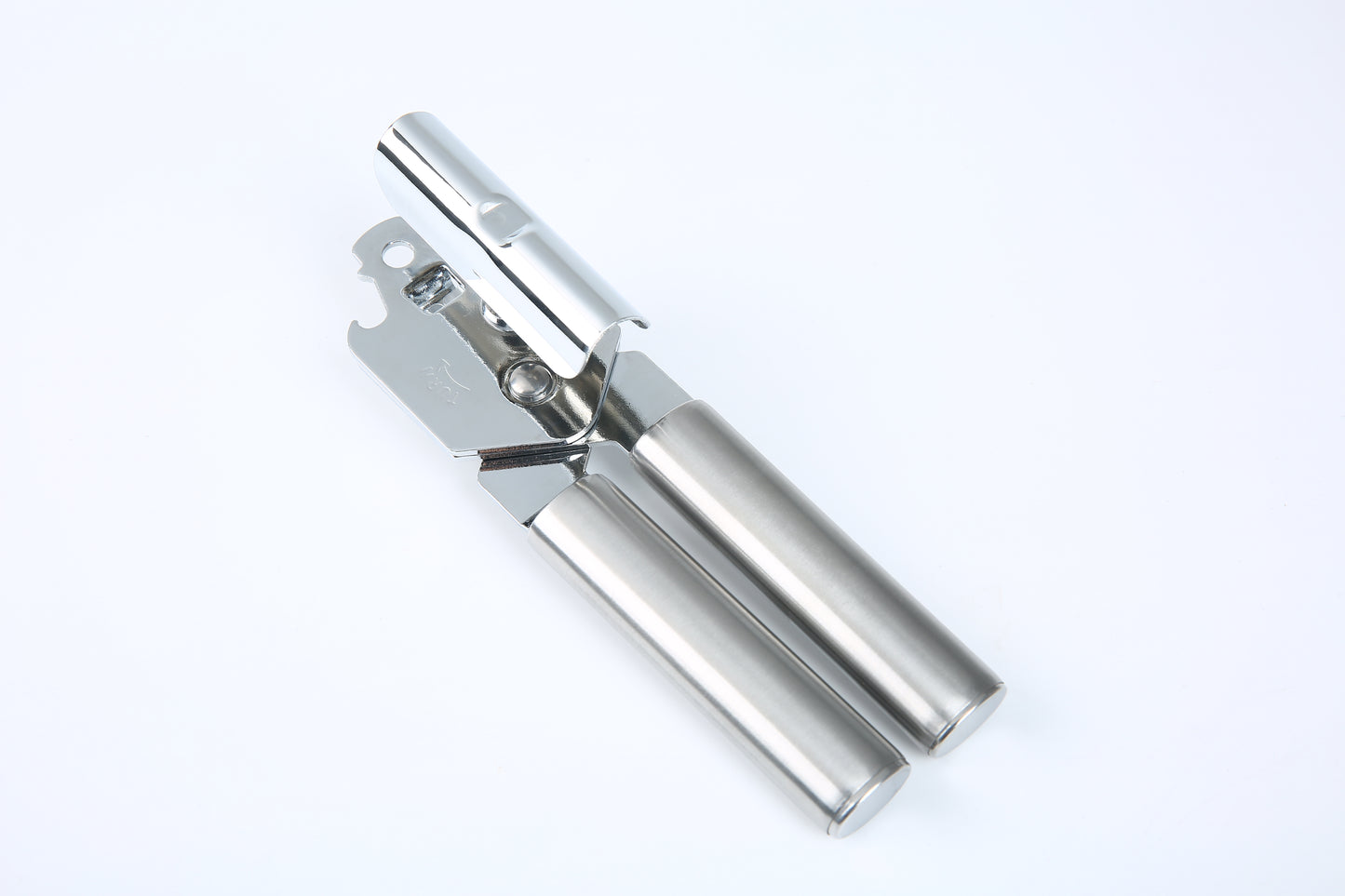 Can Opener, Manual Can Opener Heavy Duty Stainless Steel Smooth Edge Bottle Openers with Ergonomic Handles, Multifunctional Kitchen Tool (Silver)